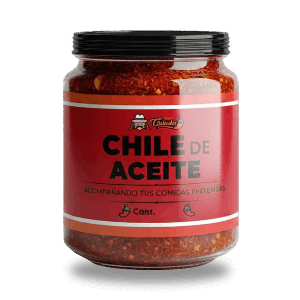 Aceite Sin Picante La Papa Chiluda cocina de Zamora Michoacan