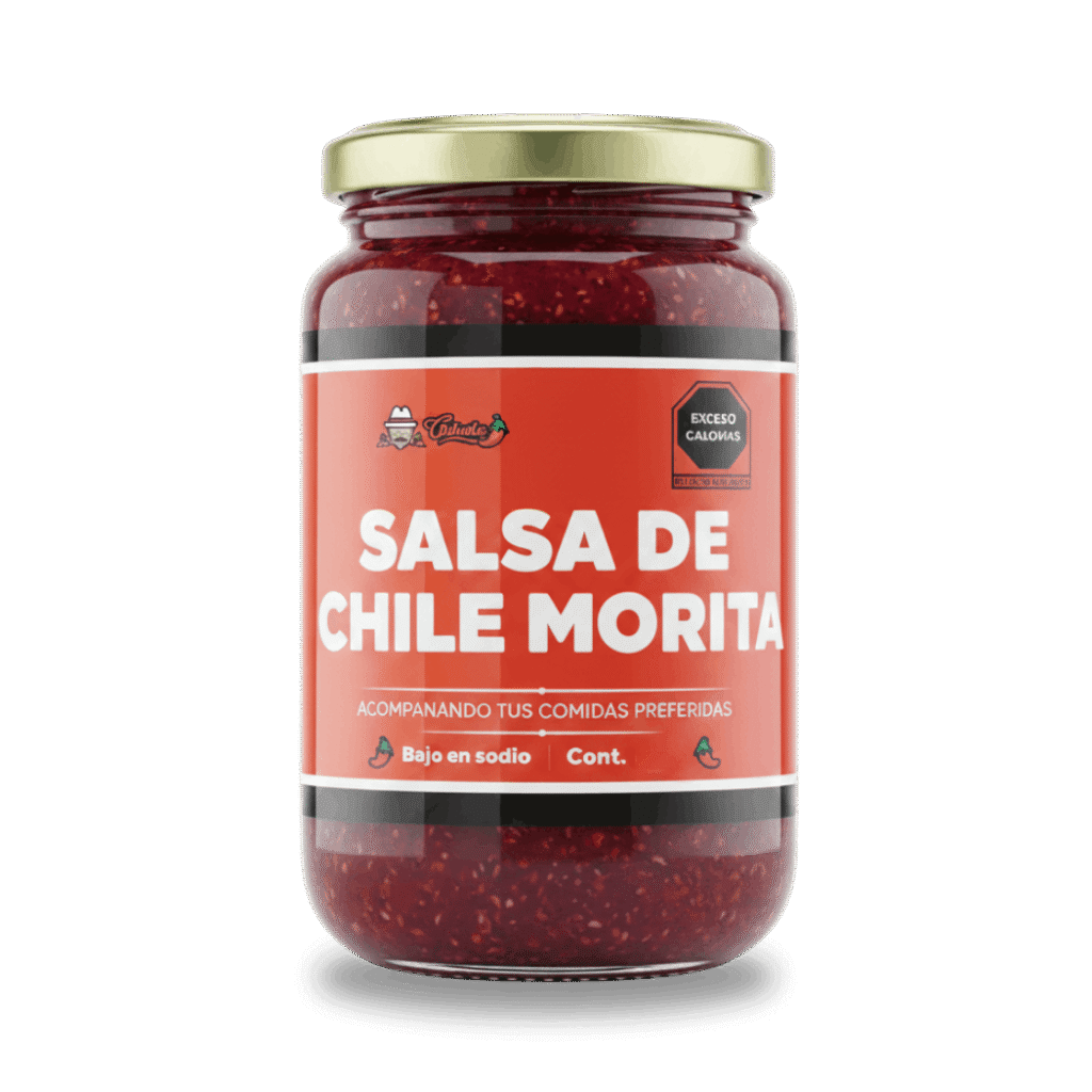 Salsa de Chile Morita La Papa Chiluda cocina de Zamora Michoacan